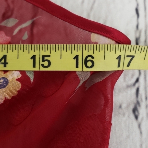 Secret Treasures Sheer Burnout Gown & Robe Set M - Picture 15 of 16